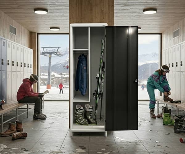 Solutions de rangements pour ski